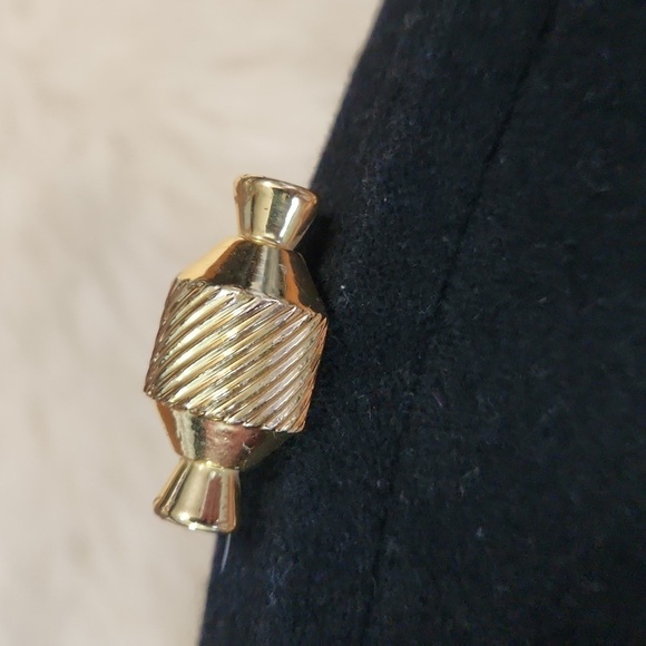 Vintage Black Wool Handbag - Picture 2 of 4